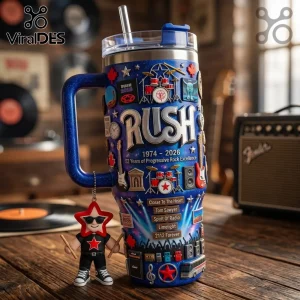 Rush 52 Years Anniversary Commemorative Stanley Tumbler 40oz Rush 52 Years Anniversary Commemorative Stanley Tumbler 40oz