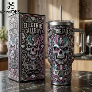 Electric Callboy Hypa Hypa Rebel Edition Skull 40oz Tumbler