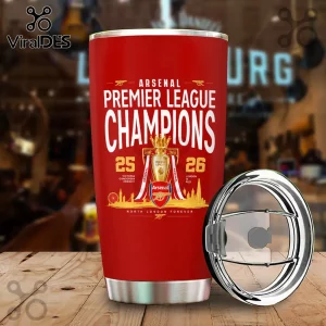 Arsenal FC Premier League Champions 25/26 Stanley Tumbler 40oz