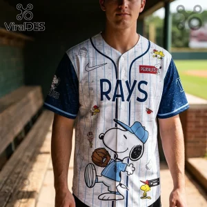 Peanuts Snoopy x Tampa Bay Rays Limited Edition Baseball Jersey