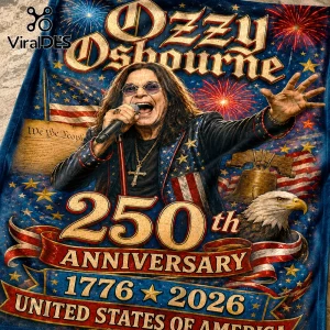 Ozzy Osbourne USA 250th Anniversary Celebrating Freedom Garden Flag