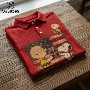 Peanuts x Coca-Cola Red Charlie Brown Snoopy Polo Shirt