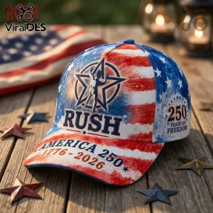 Rush Band America 250th Anniversary 1776-2026 Patriotic Cap