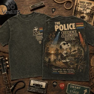 Snoopy x Creedence Clearwater Revival Vintage Wash T-Shirt