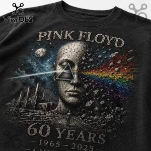 Pink Floyd 60th Anniversary 1965-2025 Prism Echoes Collectible T-Shirt