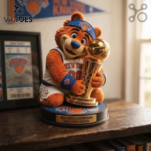 New York Knicks 2026 NBA Finals Champions Sculpted Mascot Statue
