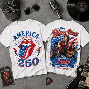 The Rolling Stones x America 250 1776-2026 Anniversary Collectible T-Shirt The Rolling Stones x America 250 1776-2026 Anniversary Collectible T-Shirt