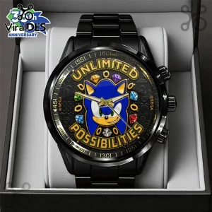 Sonic the Hedgehog 35th Anniversary Black Premium Watches