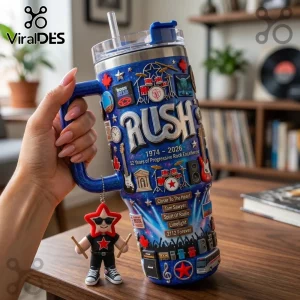 Rush 52 Years Anniversary Commemorative Stanley Tumbler 40oz