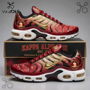 Kappa Alpha Psi x Nike Air Max Plus Crimson Gold Gift for Men Sneakers