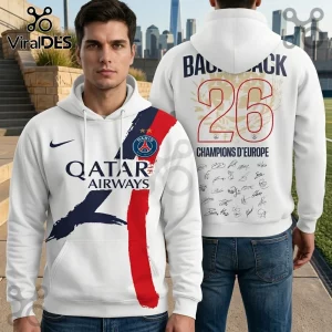 Paris Saint-Germain 25/26 Champions League Champions Hoodie
