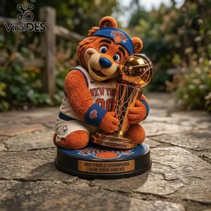 New York Knicks 2026 NBA Finals Champions Sculpted Mascot Statue