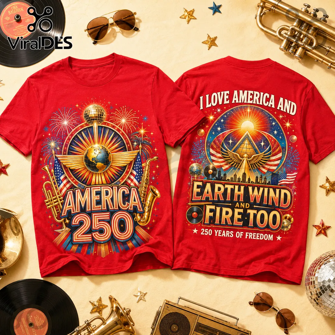 America 250 Earth Wind and Fire 250 Years of Freedom Anniversary Shirt America 250 Earth Wind and Fire 250 Years of Freedom Anniversary Shirt