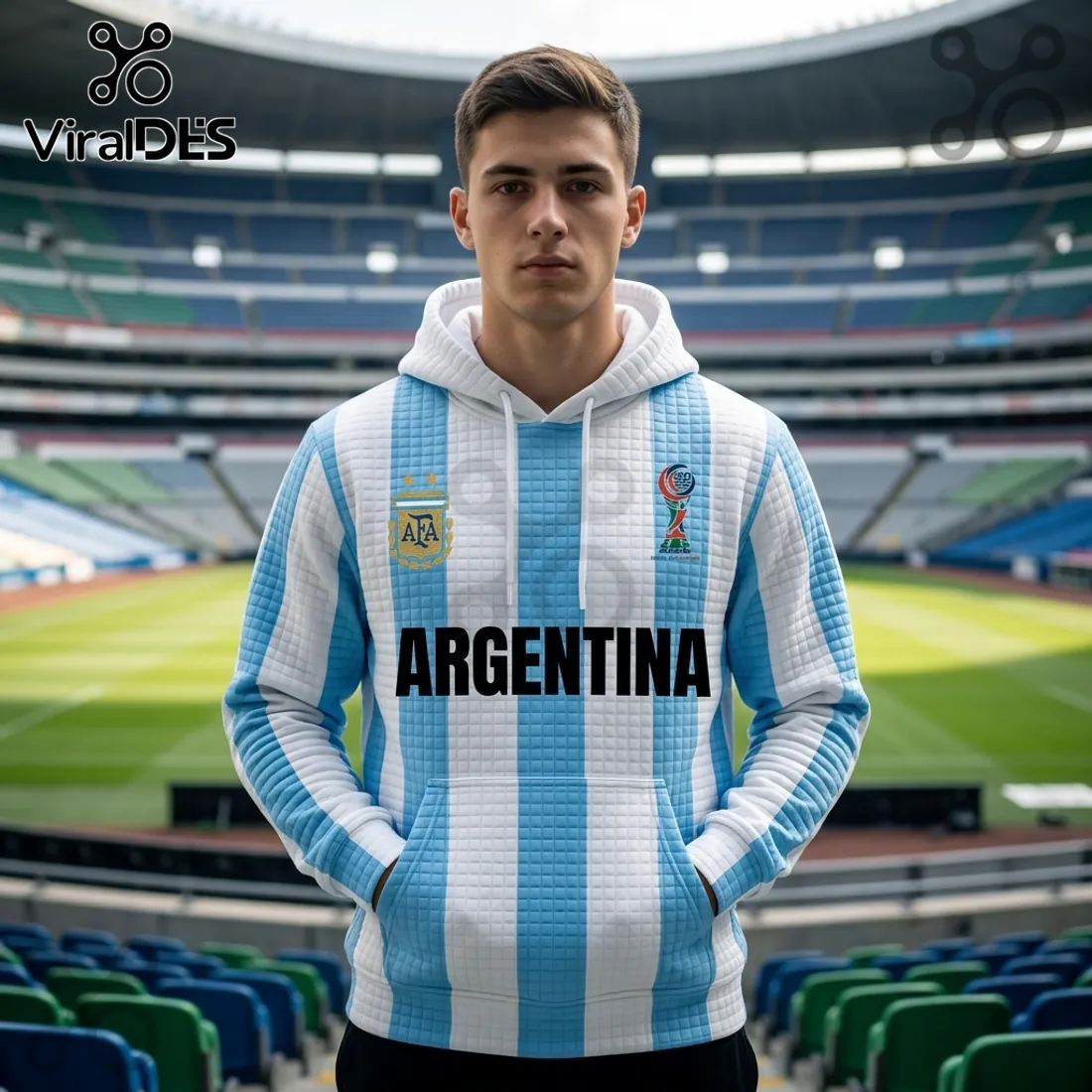 Argentina National Team 2026 FIFA World Cup Pullover Hoodie Argentina National Team 2026 FIFA World Cup Pullover Hoodie