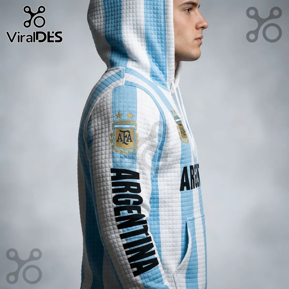 Argentina National Team 2026 FIFA World Cup Pullover Hoodie Argentina National Team 2026 FIFA World Cup Pullover Hoodie