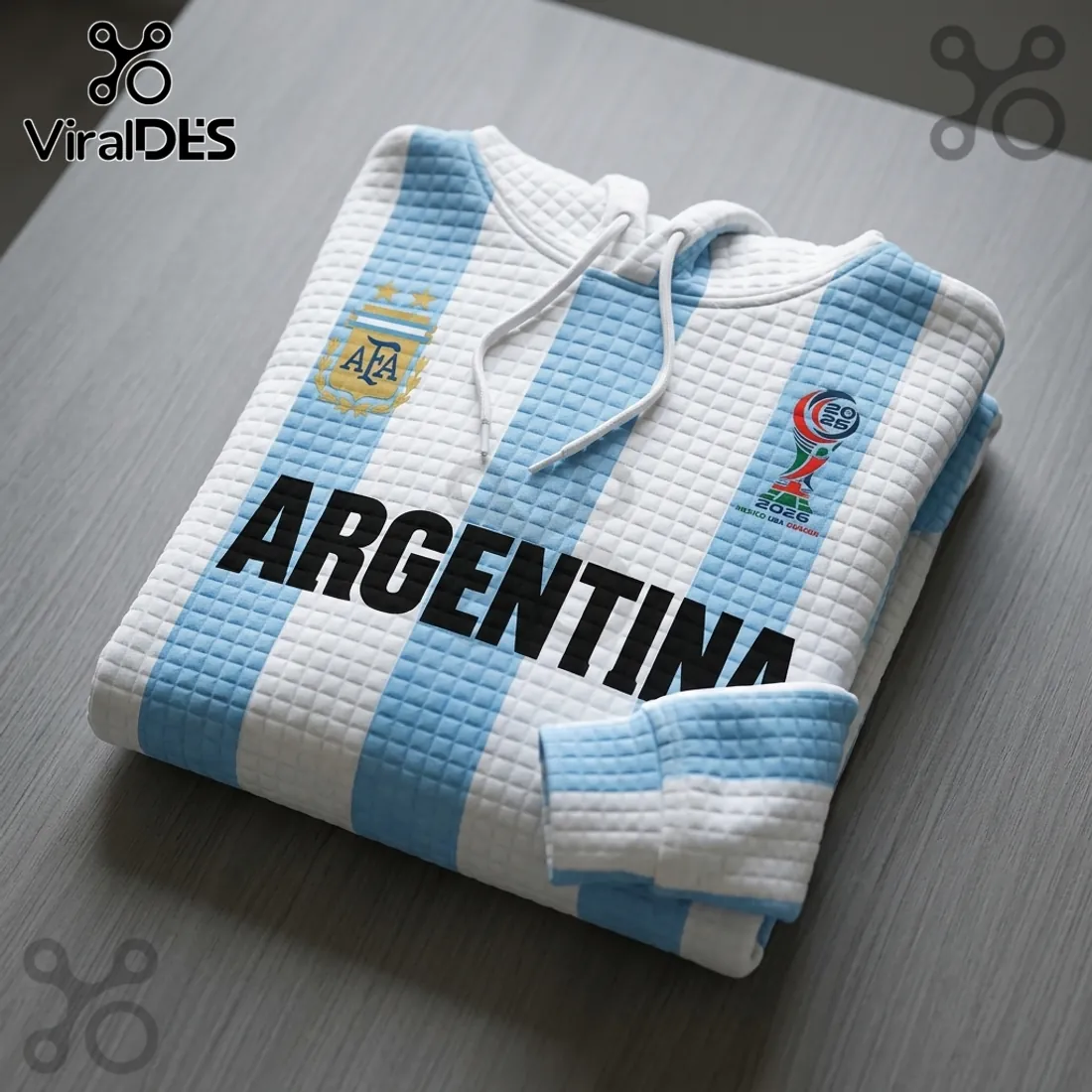 Argentina National Team 2026 FIFA World Cup Pullover Hoodie Argentina National Team 2026 FIFA World Cup Pullover Hoodie