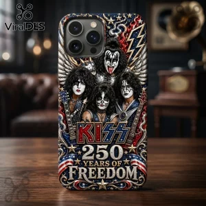 KISS Rock Band Patriotic USA 250 Years of Freedom Collectible Phone Case KISS Rock Band Patriotic USA 250 Years of Freedom Collectible Phone Case
