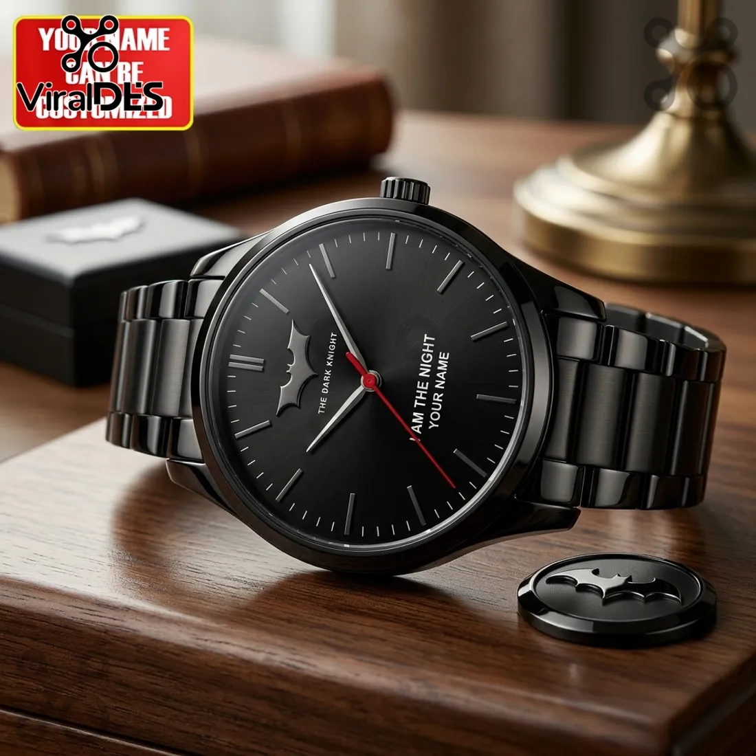 Batman Dark Knight Stainless Steel Quartz Wrist Watch Batman Dark Knight Stainless Steel Quartz Wrist Watch
