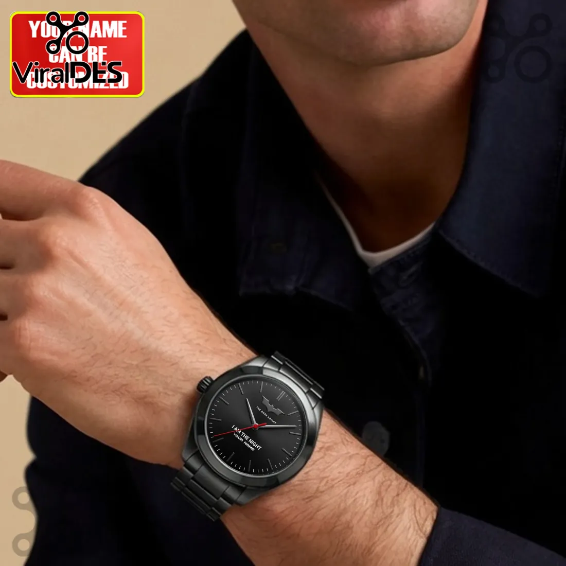 Batman Dark Knight Stainless Steel Quartz Wrist Watch Batman Dark Knight Stainless Steel Quartz Wrist Watch