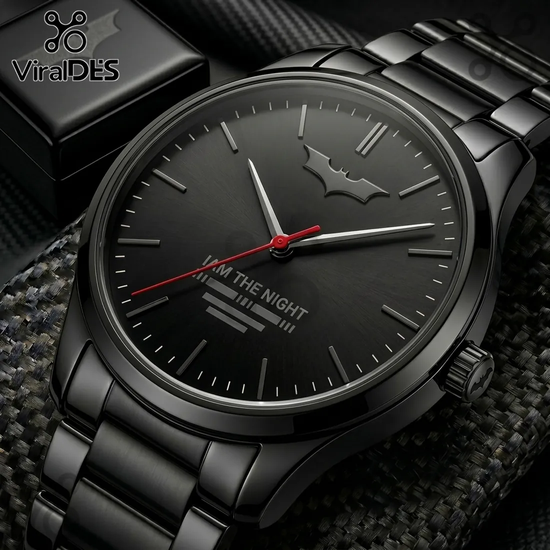 Batman Dark Knight Stainless Steel Quartz Wrist Watch Batman Dark Knight Stainless Steel Quartz Wrist Watch