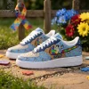 Disney Stitch x Autism Awareness Puzzle Air Force 1 Sneakers Disney Stitch x Autism Awareness Puzzle Air Force 1 Sneakers