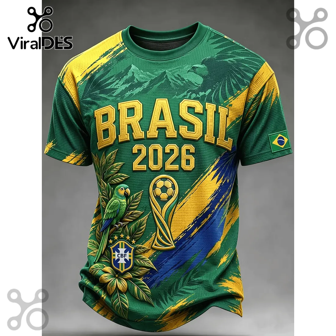 Brazil National Soccer Team 2026 World Cup Edition Shirt Brazil National Soccer Team 2026 World Cup Edition Shirt