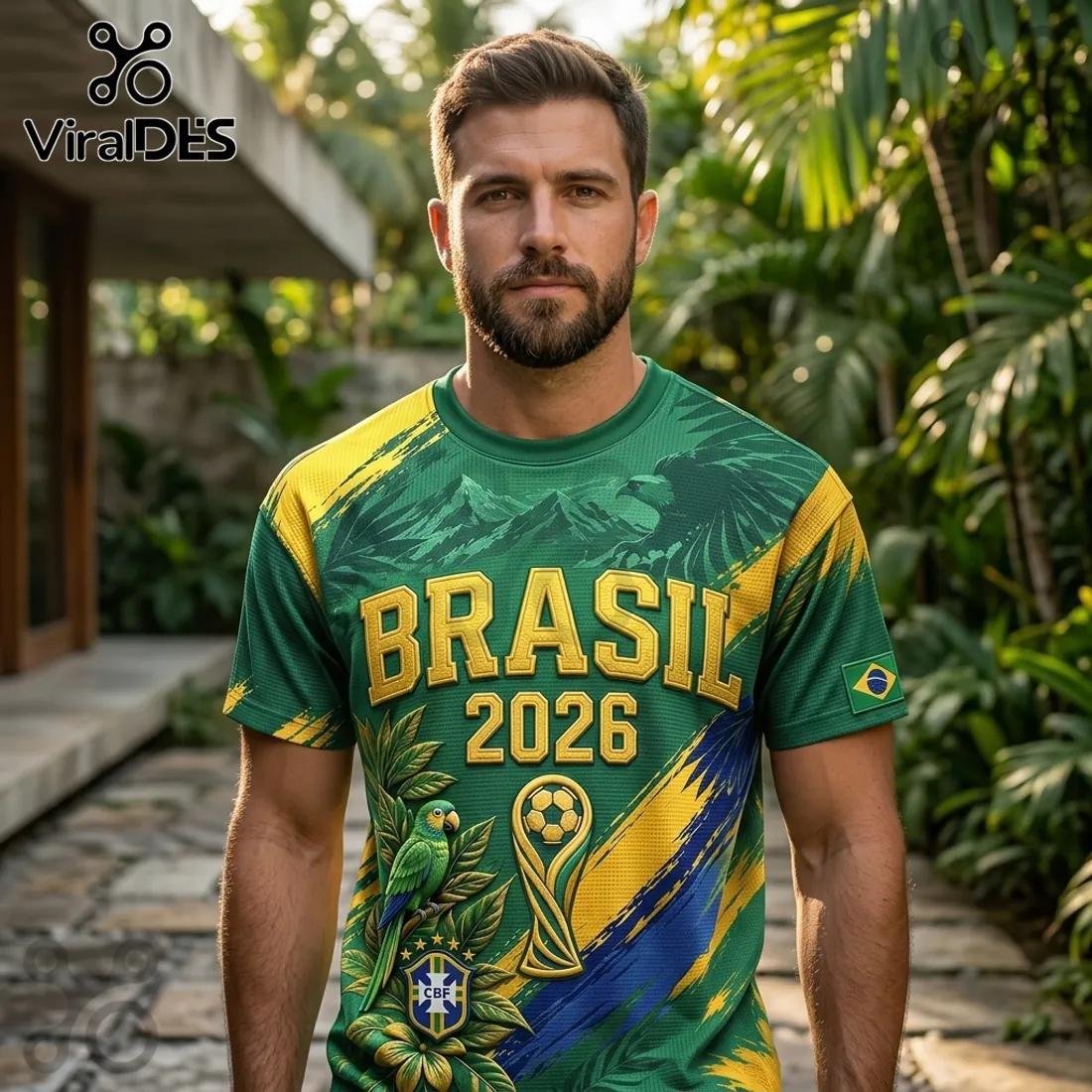 Brazil National Soccer Team 2026 World Cup Edition Shirt Brazil National Soccer Team 2026 World Cup Edition Shirt