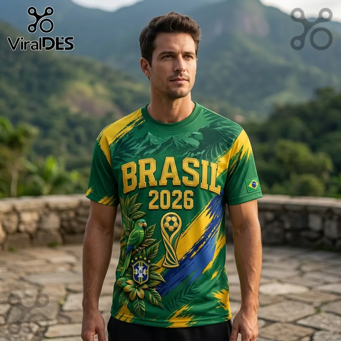 Brazil National Soccer Team 2026 World Cup Edition Shirt Brazil National Soccer Team 2026 World Cup Edition Shirt
