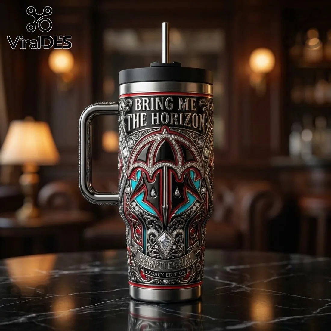 Bring Me The Horizon Sempiternal Legacy Edition Collectible 40oz Tumbler Bring Me The Horizon Sempiternal Legacy Edition Collectible 40oz Tumbler