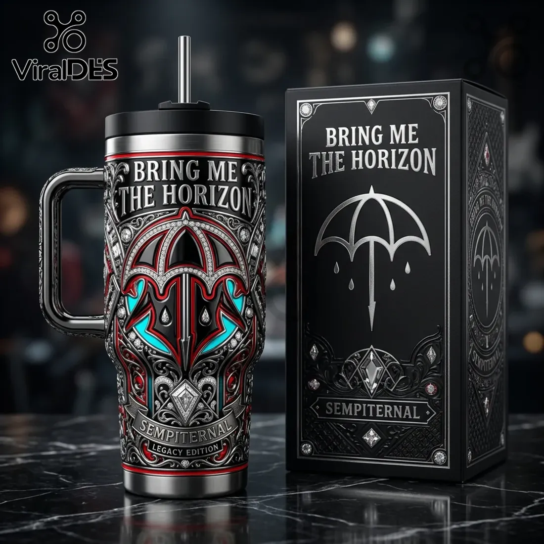 Bring Me The Horizon Sempiternal Legacy Edition Collectible 40oz Tumbler Bring Me The Horizon Sempiternal Legacy Edition Collectible 40oz Tumbler