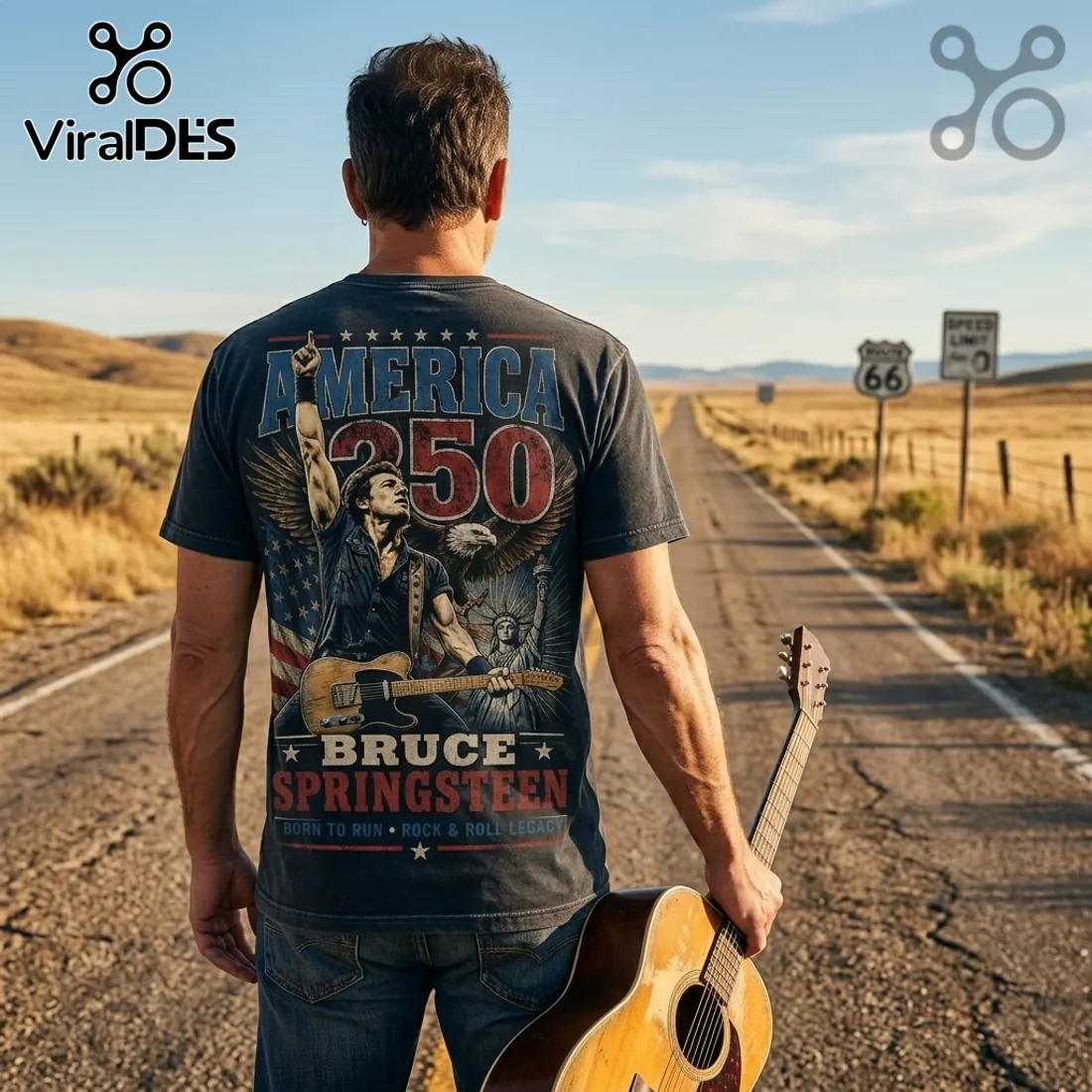 Bruce Springsteen 1978 Tour Anniversary America 250 T-shirt Bruce Springsteen 1978 Tour Anniversary America 250 T-shirt