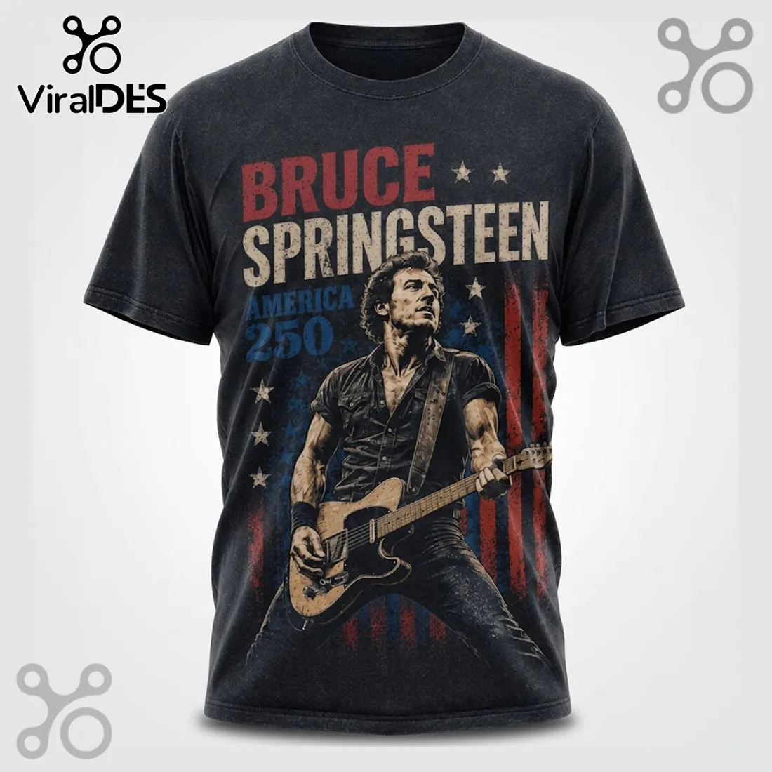 Bruce Springsteen 1978 Tour Anniversary America 250 T-shirt Bruce Springsteen 1978 Tour Anniversary America 250 T-shirt
