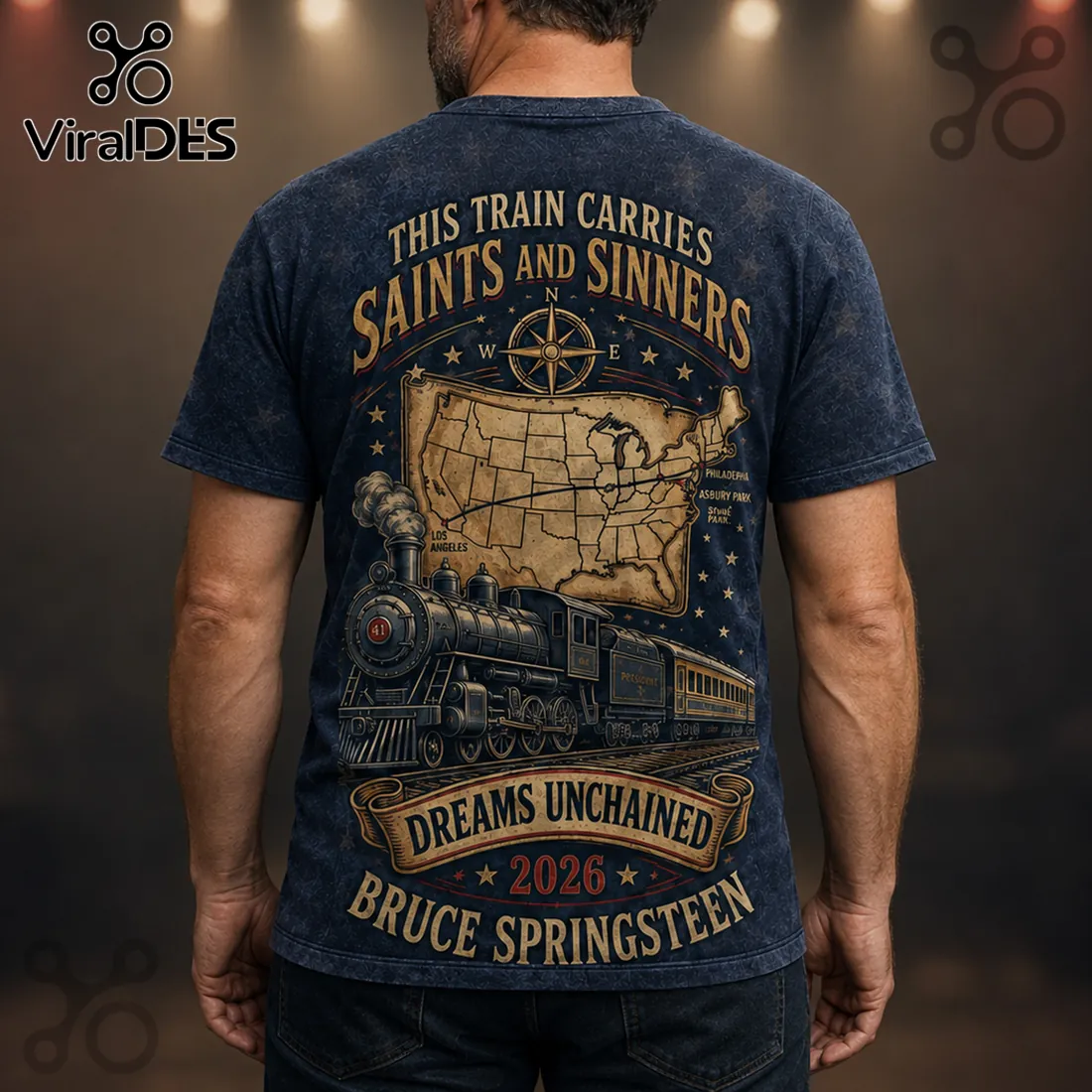 Bruce Springsteen Land of Hope and Dreams American Tour 2026 T-Shirt Bruce Springsteen Land of Hope and Dreams American Tour 2026 T-Shirt