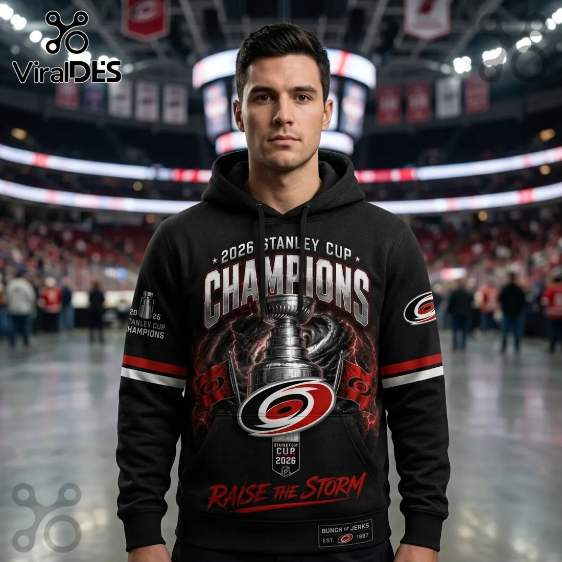 Carolina Hurricanes 2026 Stanley Cup Champions Black Pullover Hoodie Carolina Hurricanes 2026 Stanley Cup Champions Black Pullover Hoodie