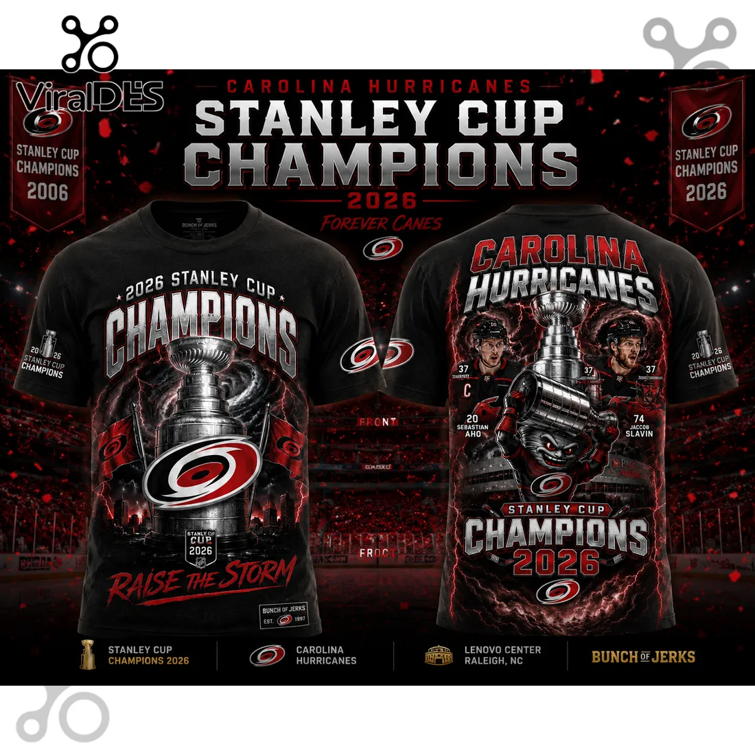 Carolina Hurricanes 2026 Stanley Cup Champions Black Pullover Hoodie Carolina Hurricanes 2026 Stanley Cup Champions Black Pullover Hoodie