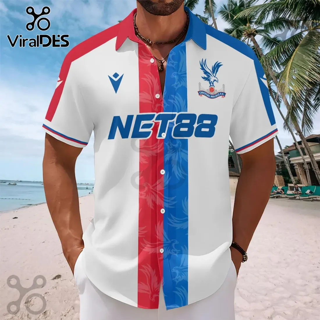 Crystal Palace FC 2026 UEFA Conference League Winners Hawaiian Shirt Crystal Palace FC 2026 UEFA Conference League Winners Hawaiian Shirt