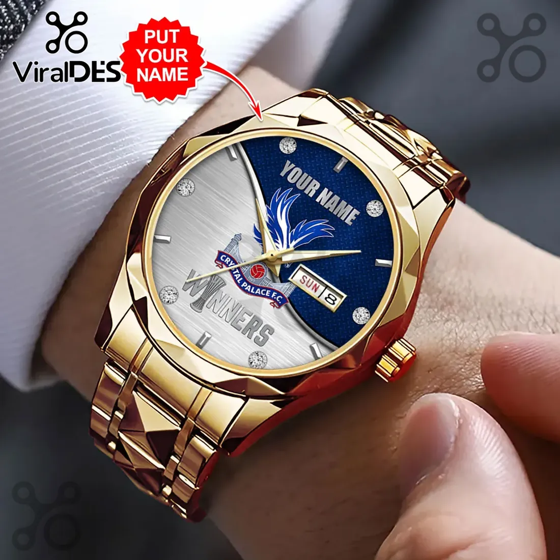 Crystal Palace FC 2026 UEFA Conference League Winners Quartz Watch Crystal Palace FC 2026 UEFA Conference League Winners Quartz Watch