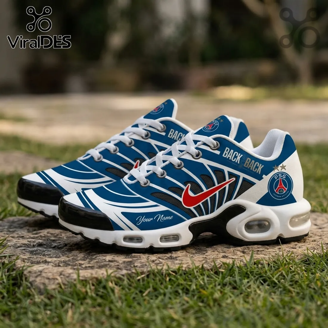 Custom Paris Saint-Germain Back to Back Air Max Plus Shoes Custom Paris Saint-Germain Back to Back Air Max Plus Shoes