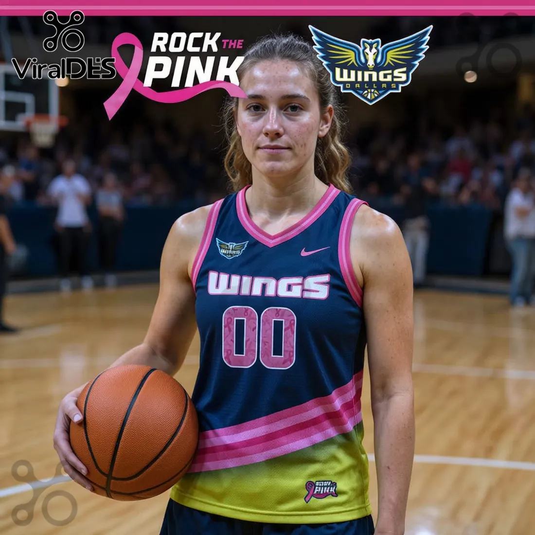 Dallas Wings x WNBA Rock The Pink 2026 Limited Edition Jersey Tank Top Dallas Wings x WNBA Rock The Pink 2026 Limited Edition Jersey Tank Top