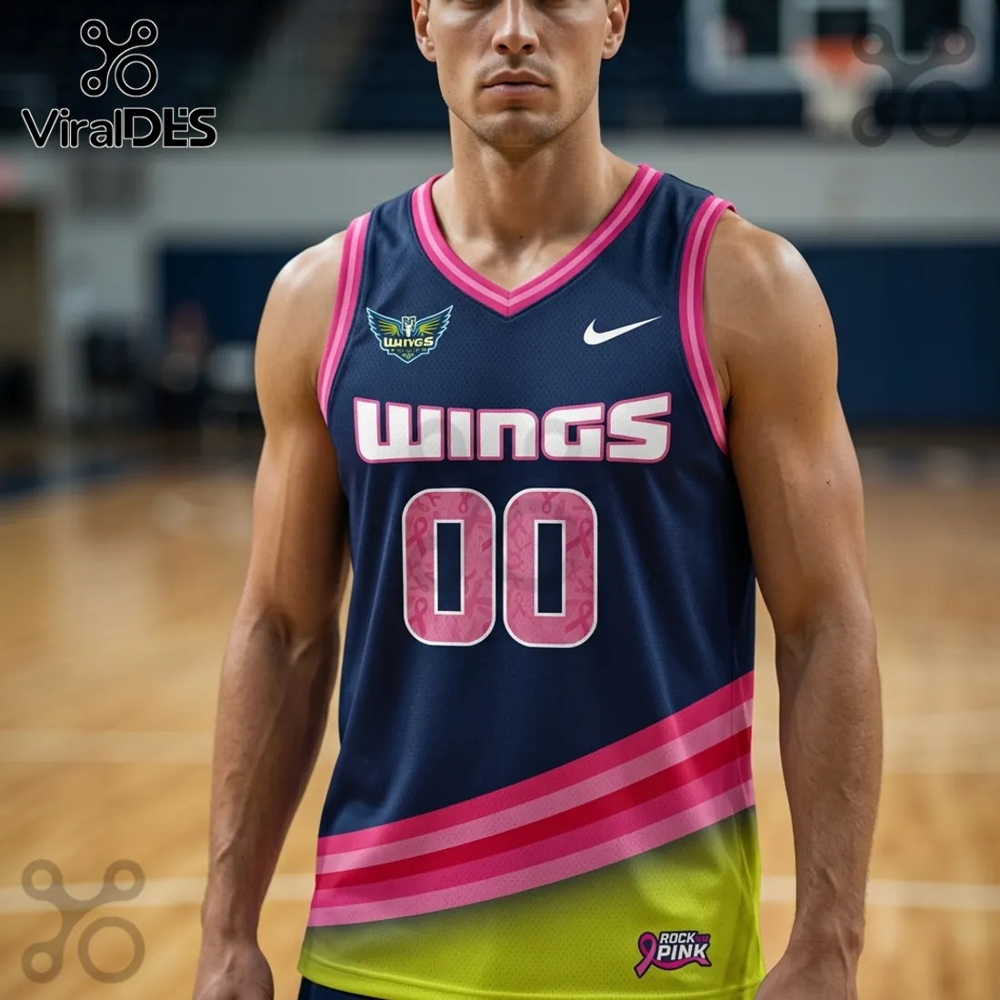 Dallas Wings x WNBA Rock The Pink 2026 Limited Edition Jersey Tank Top Dallas Wings x WNBA Rock The Pink 2026 Limited Edition Jersey Tank Top