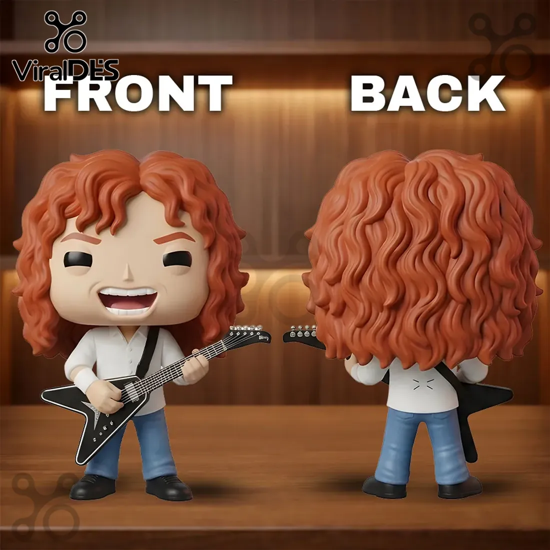 Dave Mustaine x Funko Pop Rocks Megadeth Vinyl Figure Dave Mustaine x Funko Pop Rocks Megadeth Vinyl Figure