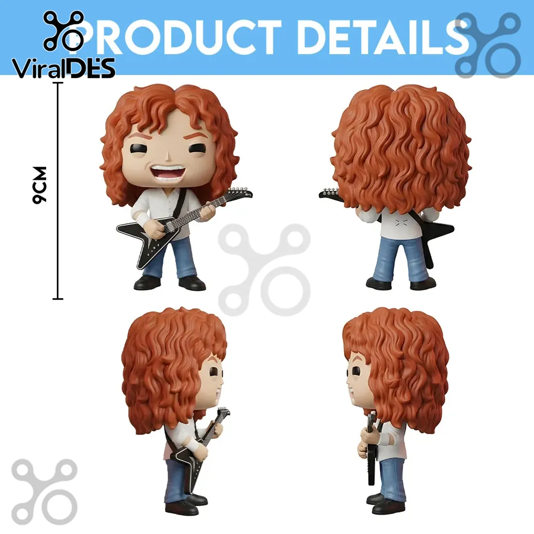 Dave Mustaine x Funko Pop Rocks Megadeth Vinyl Figure Dave Mustaine x Funko Pop Rocks Megadeth Vinyl Figure