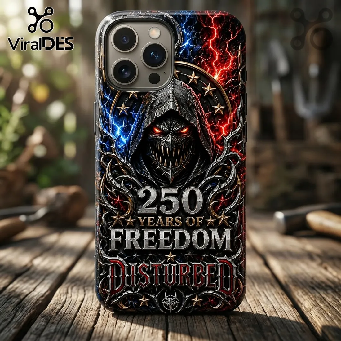 Disturbed x 250 Years Of Freedom Limited Edition Phone Case Disturbed x 250 Years Of Freedom Limited Edition Phone Case