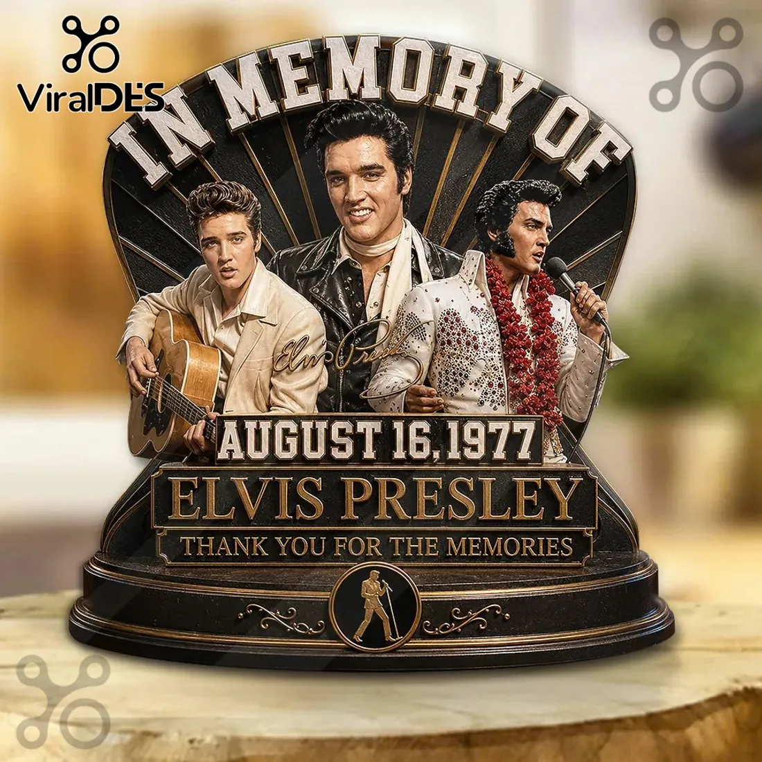 Elvis Presley In Memory Of 1977 Memorial Tribute Collectible Sculpted Plaque Elvis Presley In Memory Of 1977 Memorial Tribute Collectible Sculpted Plaque