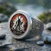 Iron Maiden 1975-2025 50th Anniversary Gold Tone Engraved Ring