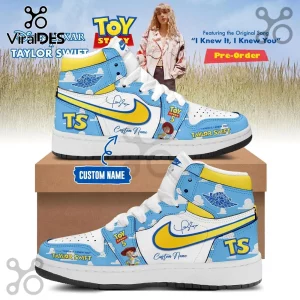Custom Taylor Swift x Toy Story 5 Air Jordan 1 Sneakers Custom Taylor Swift x Toy Story 5 Air Jordan 1 Sneakers