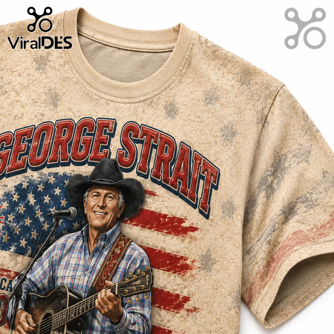 George Strait America 250 Years of Freedom Patriotic T-Shirt George Strait America 250 Years of Freedom Patriotic T-Shirt