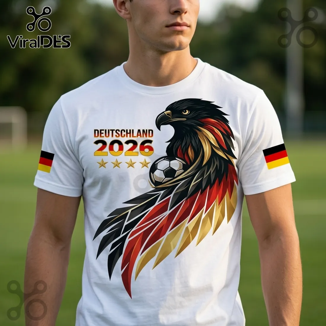 Germany Soccer 2026 Eagle Crest Sport Apparel Collectible T-Shirt Germany Soccer 2026 Eagle Crest Sport Apparel Collectible T-Shirt