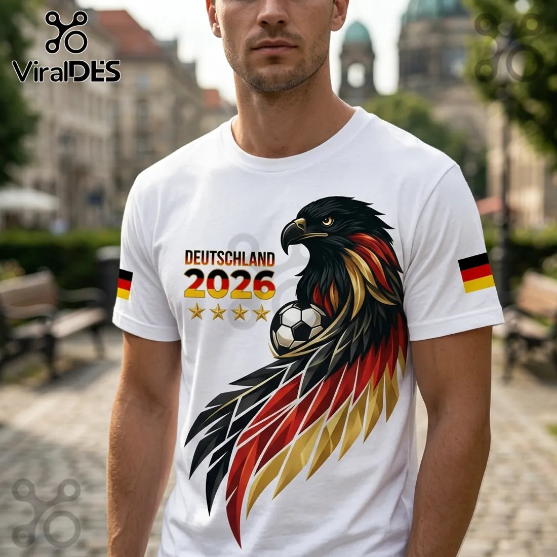 Germany Soccer 2026 Eagle Crest Sport Apparel Collectible T-Shirt Germany Soccer 2026 Eagle Crest Sport Apparel Collectible T-Shirt