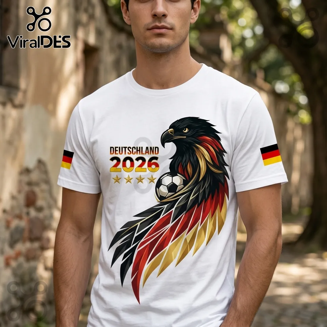 Germany Soccer 2026 Eagle Crest Sport Apparel Collectible T-Shirt Germany Soccer 2026 Eagle Crest Sport Apparel Collectible T-Shirt